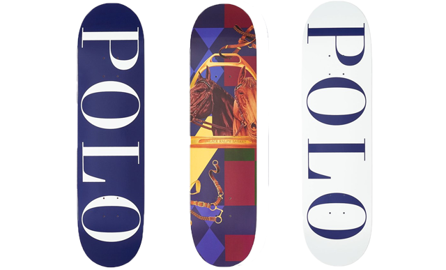 Polo Skateboard Deck Full Set of 3