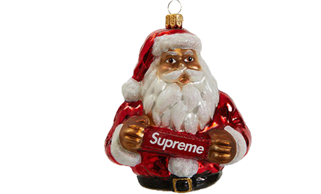 Supreme Santa Ornament